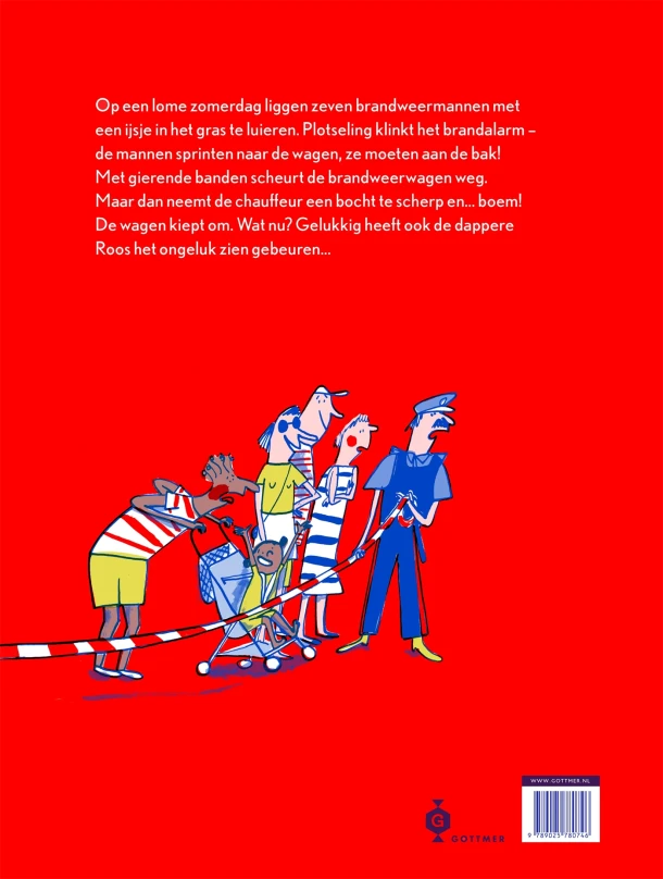 Roos redt de brandweer – Anke Kranendonk – boek cover