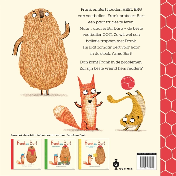 Frank en Bert trappen een balletje – Chris Naylor-Ballesteros – boek cover