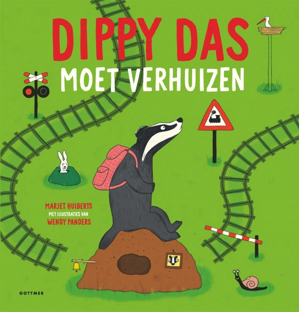 Dippy Das moet verhuizen – Marjet Huiberts – boek cover