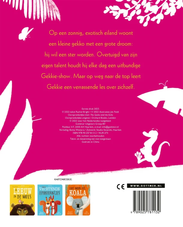 Gekkie de gekko – Rachel Bright – boek cover