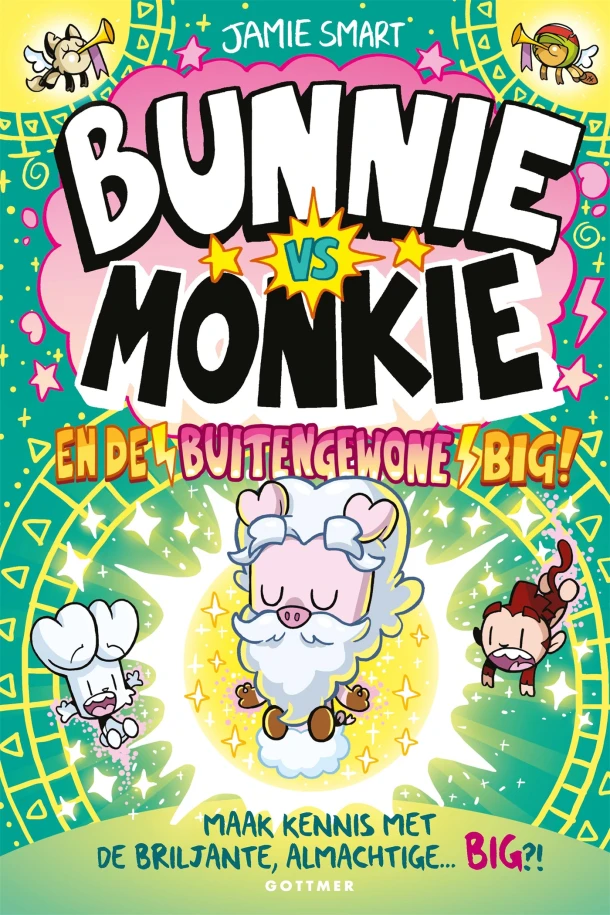 Bunnie vs Monkie en de buitengewone Big – Jamie Smart – boek cover
