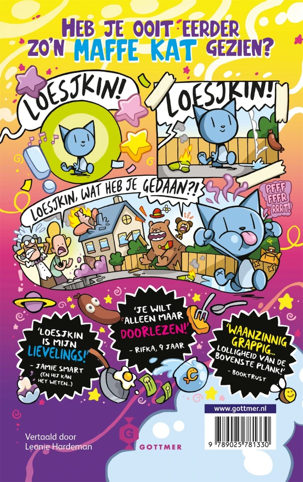 Loesjkin gaat vol in de pudding! – Jamie Smart – boek cover