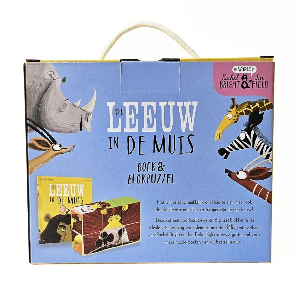 De leeuw in de muis – Rachel Bright – boek cover