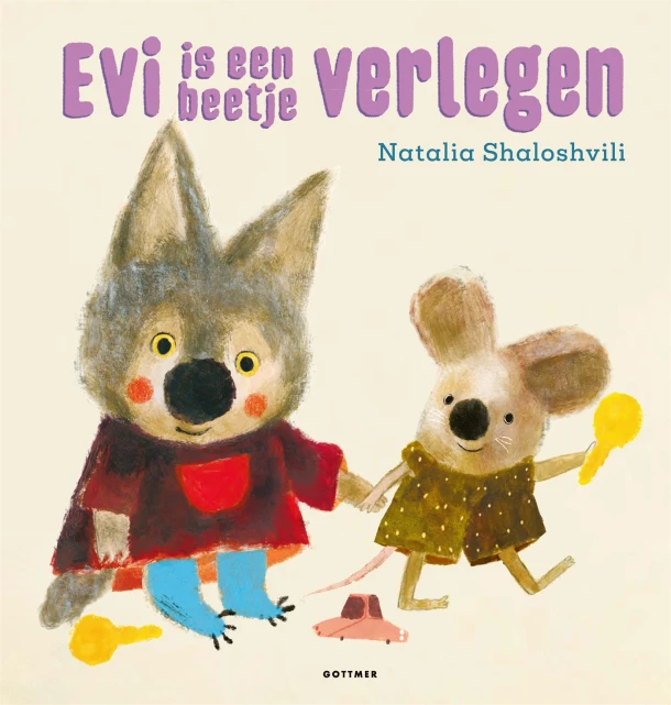 Evi is een beetje verlegen – Natalia Shaloshvili – boek cover