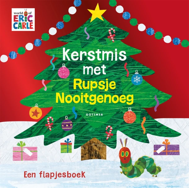 Kerstmis met Rupsje Nooitgenoeg – Eric Carle – boek cover