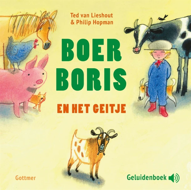 Boer Boris en het geitje – Ted van Lieshout – boek cover