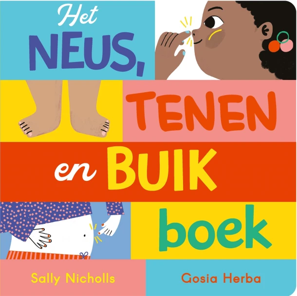 Het neus-, tenen- en buikboek – Sally Nicholls – boek cover