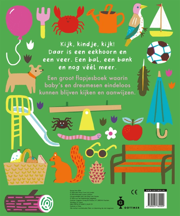 Kijk, kindje, kijk - Buiten – Louise Lockhart – boek cover