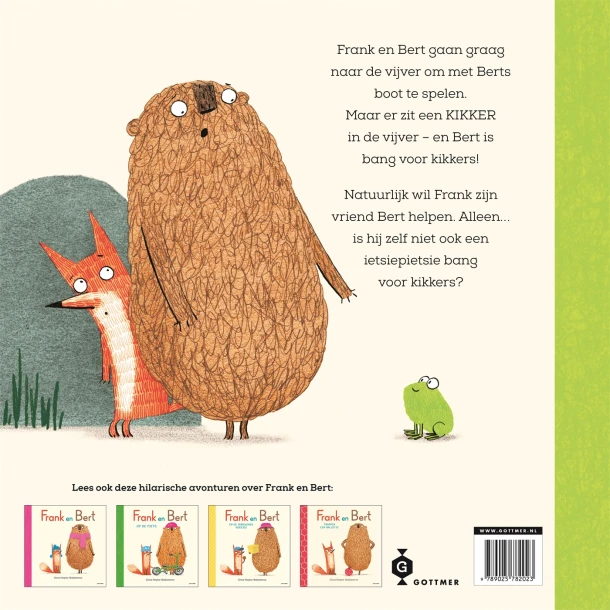 Frank en Bert en de kwakende kikker – Chris Naylor-Ballesteros – boek cover