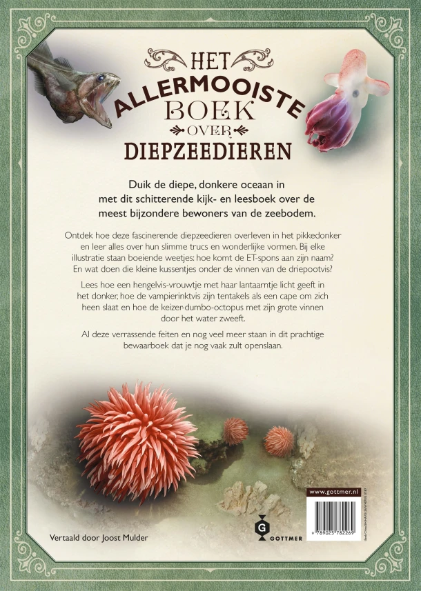 Het allermooiste boek over diepzeedieren – Bethanie Hestermann – boek cover
