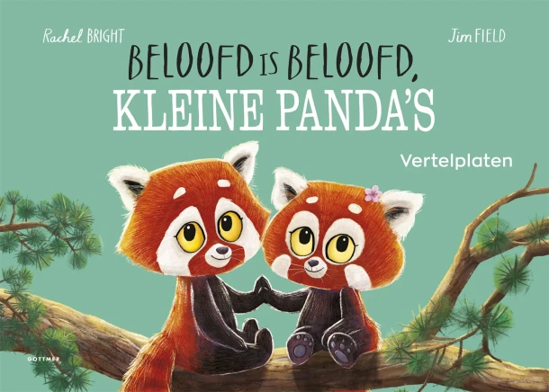 Vertelplaten Beloofd is beloofd, kleine panda's – Rachel Bright – boek cover