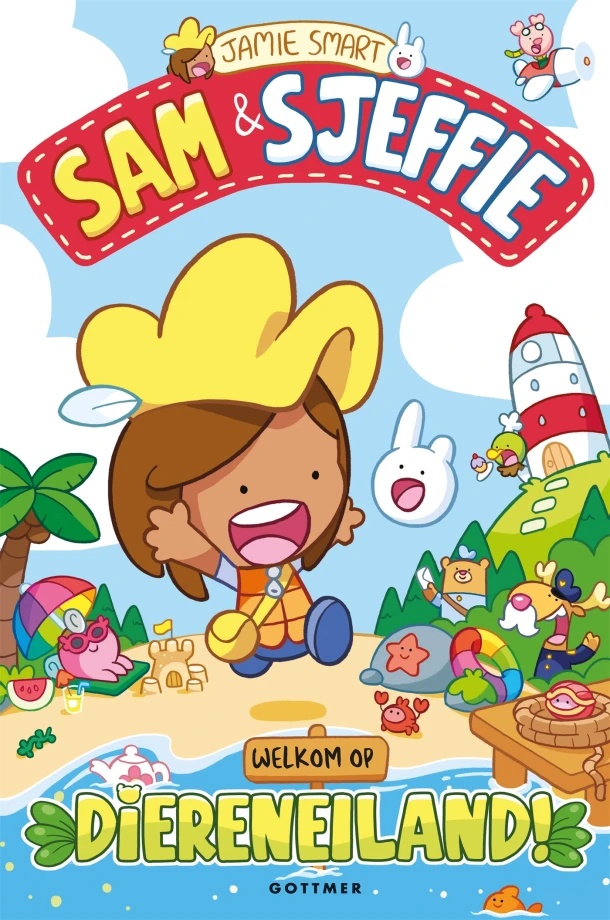 Welkom op Diereneiland! – Jamie Smart – boek cover