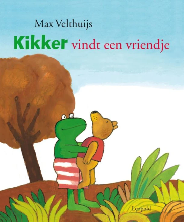Kikker vindt een vriendje – Max Velthuijs – boek cover
