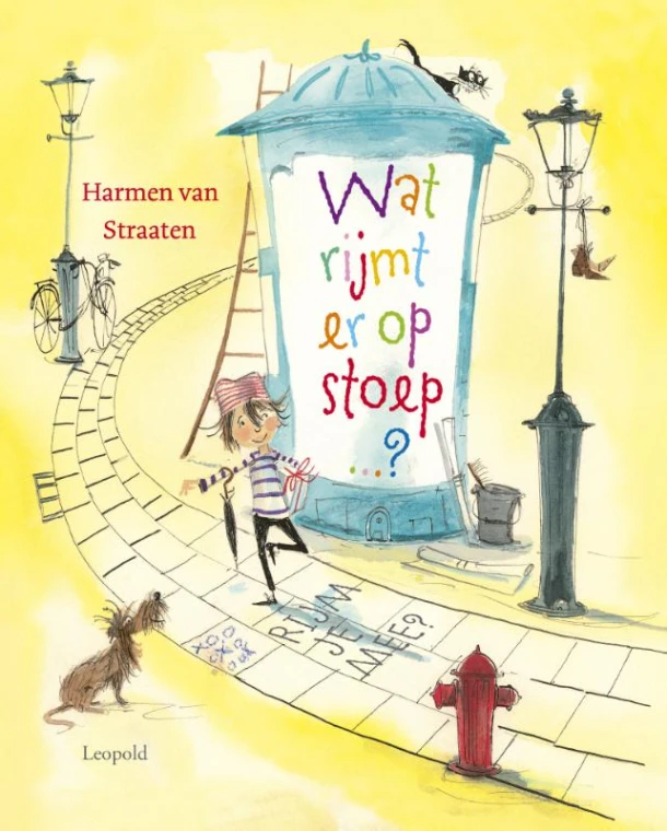 Wat rijmt er op stoep? – Harmen van Straaten – boek cover