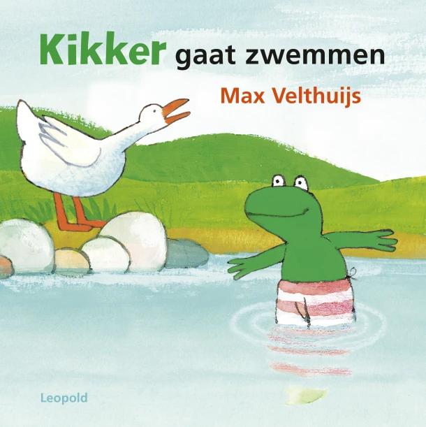 Kikker gaat zwemmen – Max Velthuijs – boek cover