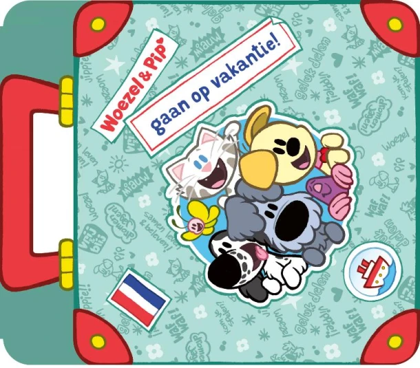 Woezel & Pip gaan op vakantie! – Guusje Nederhorst – boek cover