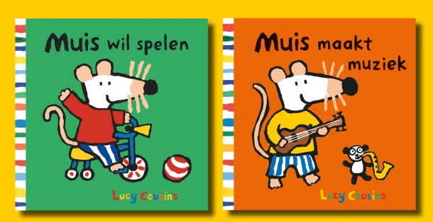 Muis uitdeelboekjes – Lucy Cousins – boek cover