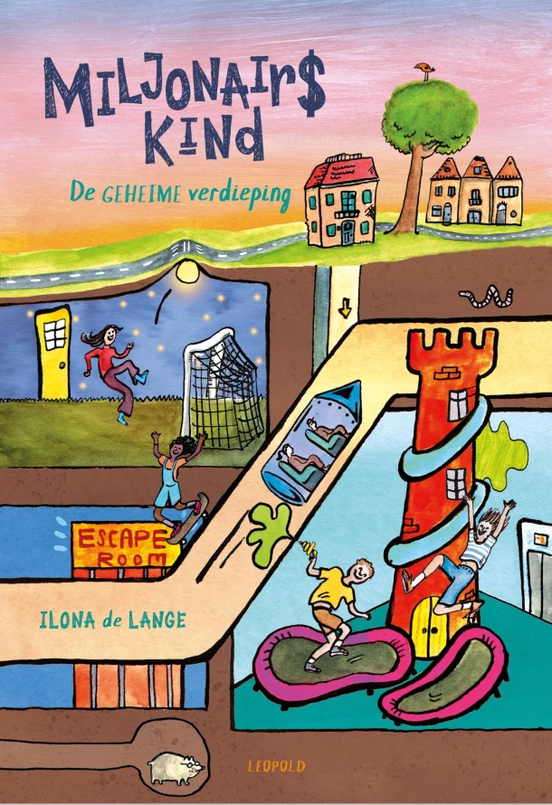 Miljonairskind - De geheime verdieping – Ilona de Lange – boek cover