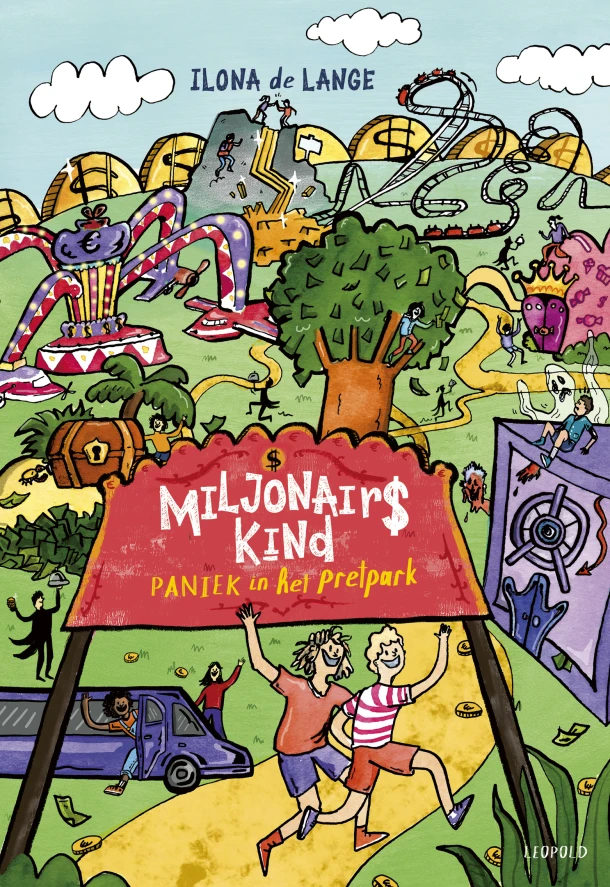 Paniek in het pretpark – Ilona de Lange – boek cover