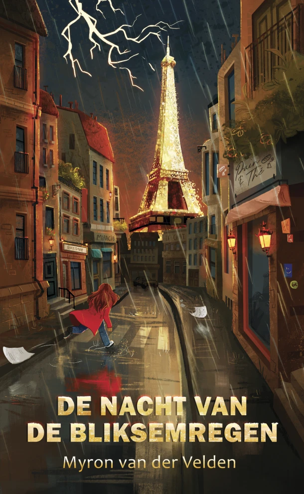 De nacht van de bliksemregen – Myron van der Velden – boek cover