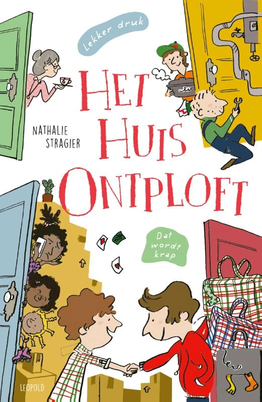 Het huis ontploft – Nathalie Stragier – boek cover