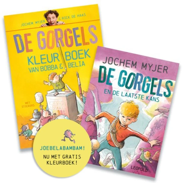 Gorgels en de laatste kans met gratis kleurboek – Jochem Myjer – boek cover