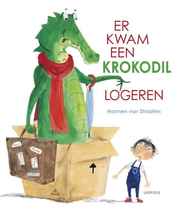Er kwam een krokodil logeren – Harmen van Straaten – boek cover