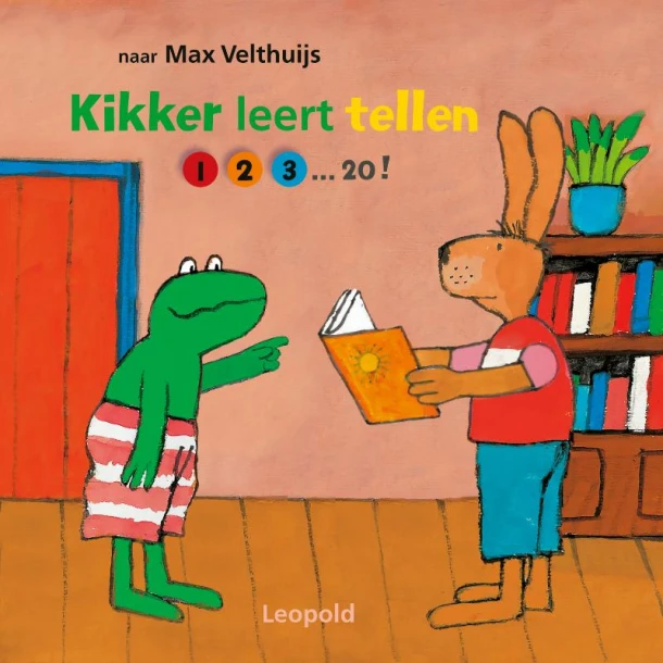 Kikker leert tellen – Max Velthuijs – boek cover