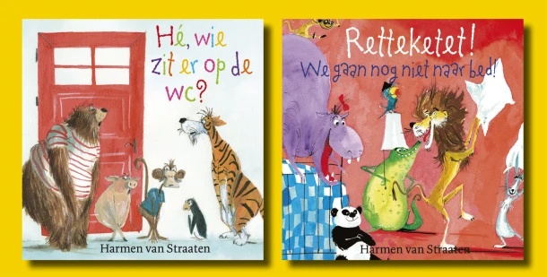 Uitdeelboekjes - Retteketet & Hé, wie zit er op de wc? – Harmen van Straaten – boek cover