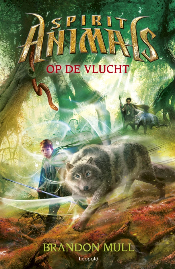Spirit Animals 2 - Op de vlucht – Brandon Mull – boek cover