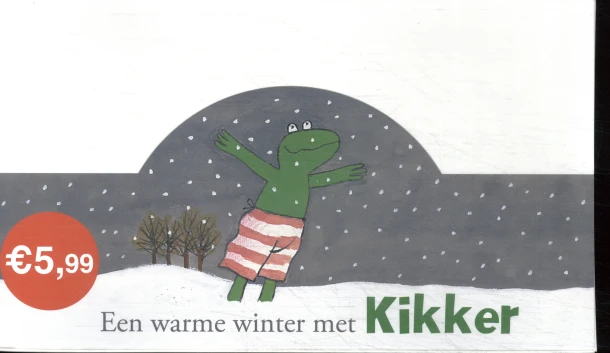 Duodisplay mini Kikker is verliefd/Kikker in de kou 2x6 ex – Max Velthuijs – boek cover