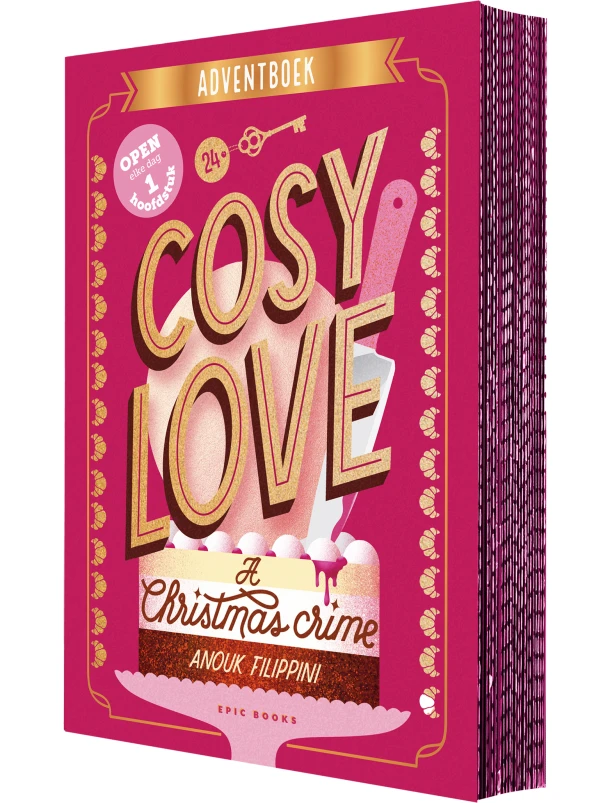 Adventboek Cosy Love A Christmas Crime – Anouk Filippini – boek cover