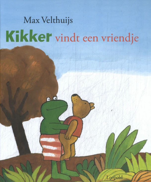 Kikker vindt een vriendje – Max Velthuijs – boek cover