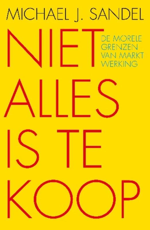 Niet alles is te koop – Michael J. Sandel – boek cover