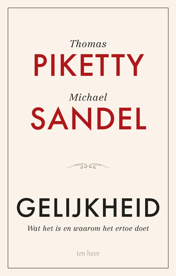 Gelijkheid – Thomas Piketty – boek cover