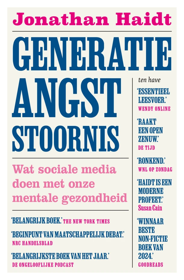 Generatie angststoornis – Jonathan Haidt – boek cover