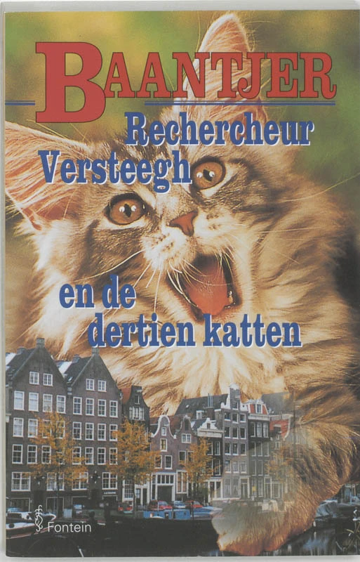 Rechercheur Versteegh en de dertien katten – A.C. Baantjer – boek cover