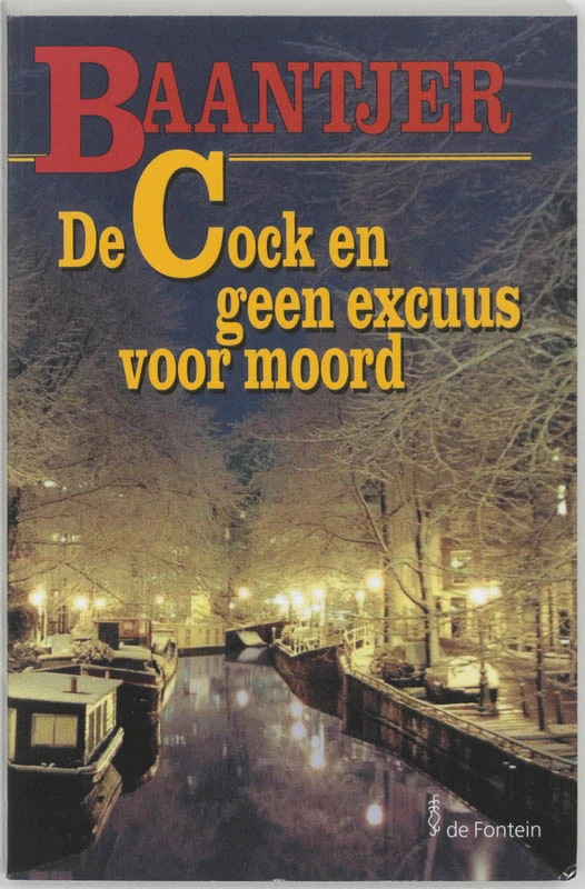 De Cock en geen excuus voor moord – A.C. Baantjer – boek cover