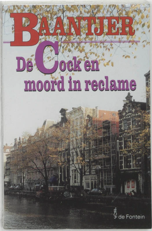 De Cock en moord in reclame – A.C. Baantjer – boek cover