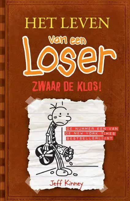 Zwaar de klos – Jeff Kinney – boek cover
