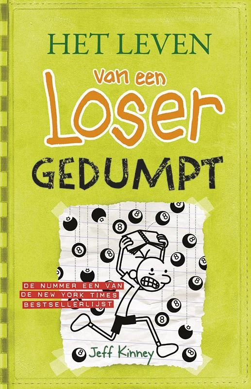 Gedumpt – Jeff Kinney – boek cover