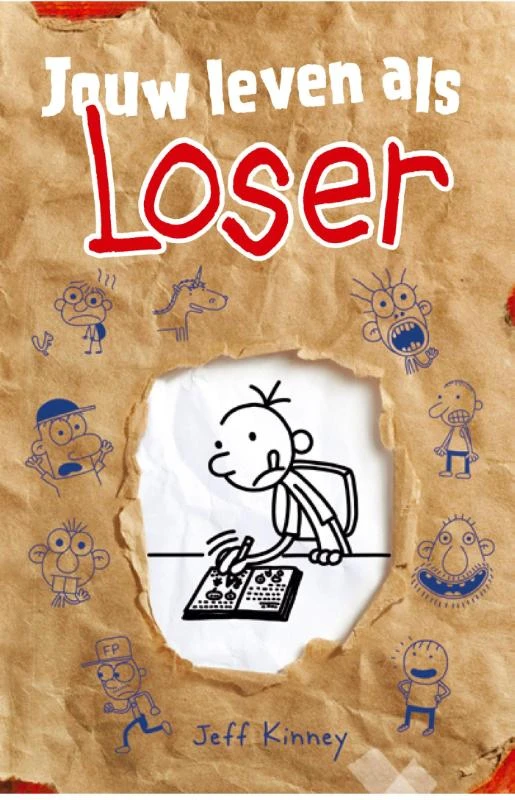 Jouw leven als Loser – Jeff Kinney – boek cover