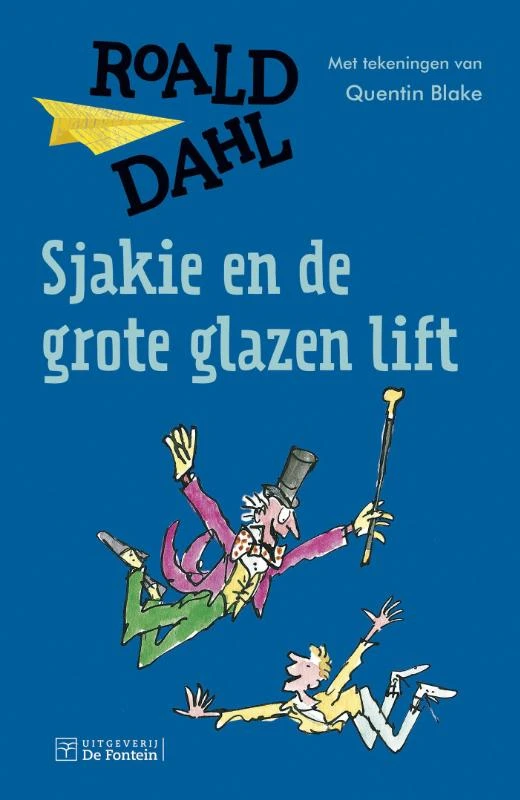 Sjakie en de grote glazen lift – Roald Dahl – boek cover