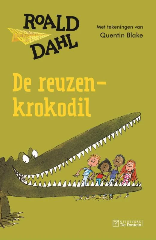 De reuzenkrokodil – Roald Dahl – boek cover