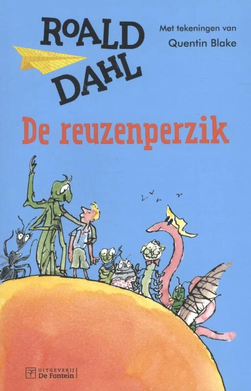 De reuzenperzik – Roald Dahl – boek cover