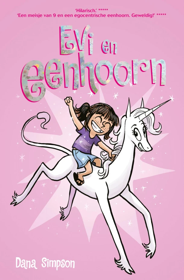 Evi en eenhoorn – Dana Simpson – boek cover