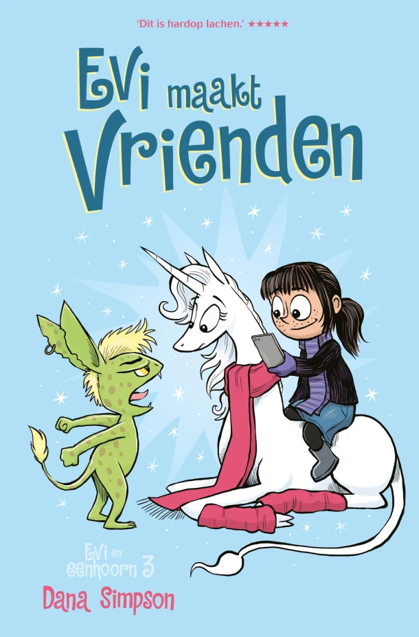 Evi maakt vrienden – Dana Simpson – boek cover