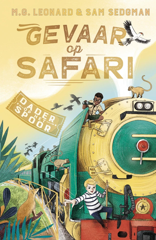 Gevaar op safari – M.G. Leonard – boek cover