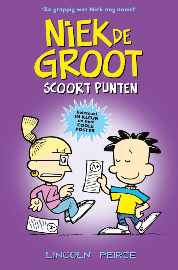 Niek de Groot scoort punten – Lincoln Peirce – boek cover