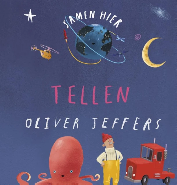 Samen hier - Tellen (kartonboek) – Oliver Jeffers – boek cover